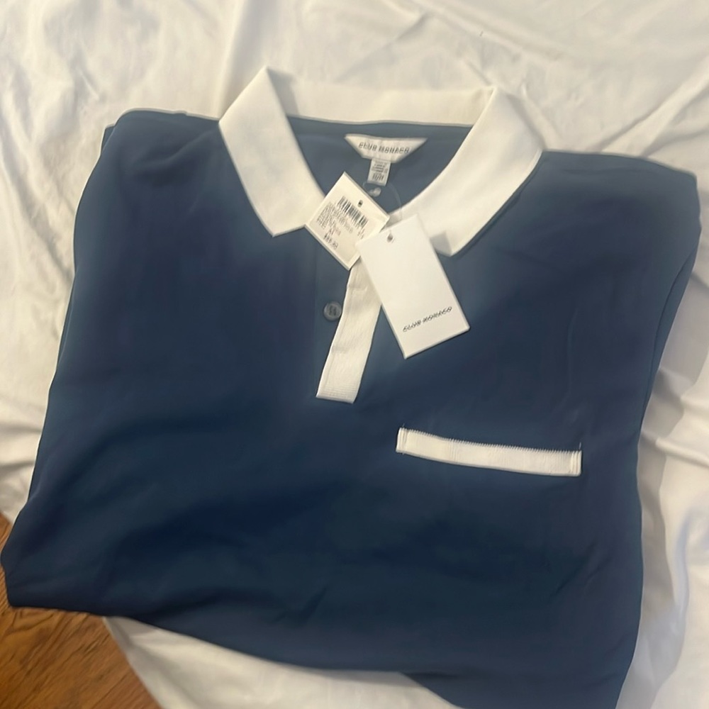 Club Monaco Men's WELT Pocket Polo Size Medium